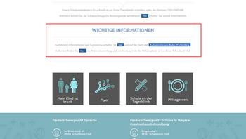 Aktuelles auf der Startseite